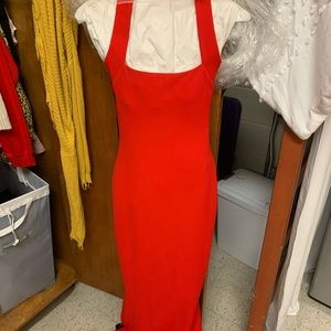 Beautiful red gown only worn once (Dry cleaned)